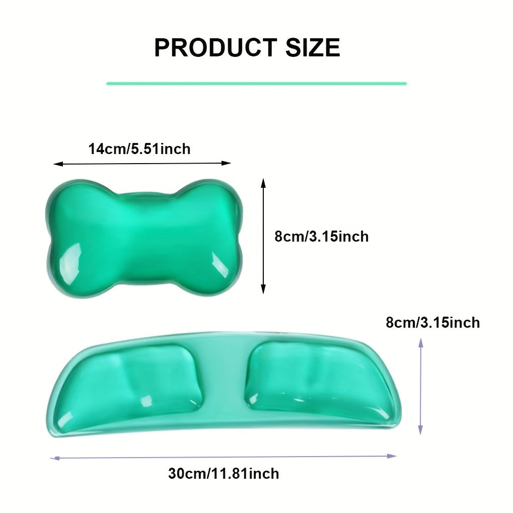 Ergonomic Silicone Wrist Rests for Keyboard & Mouse - Improve Desk Comfort