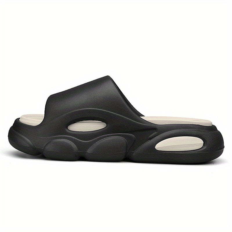 Men's Non Slip Platform Slides Comfortable Cloud Slides For Indoor Outdoor