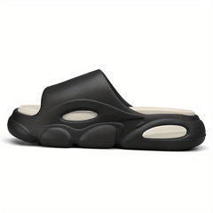 Men's Non Slip Platform Slides Comfortable Cloud Slides For Indoor Outdoor