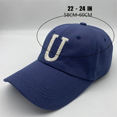 U Embroidery Baseball Caps Adjustable Outdoor Sports Hat Dad Hats