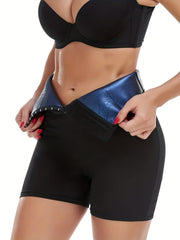 High Waist Butt Lifting Yoga Shorts with Tummy Control