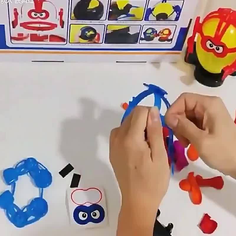 Competitive Battle Boxing Balloon Fun Robot Board Game
