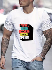 Men's Graphic Crew Neck Tshirt for Summer