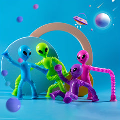 Funny Telescopic Tube Alien Decompression Puzzle Toys