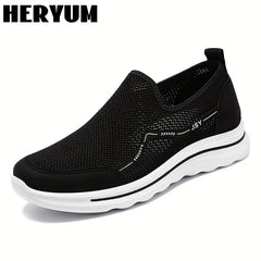 Women's Mesh Slip-On Sneakers Lightweight Breathable Casual Shoes