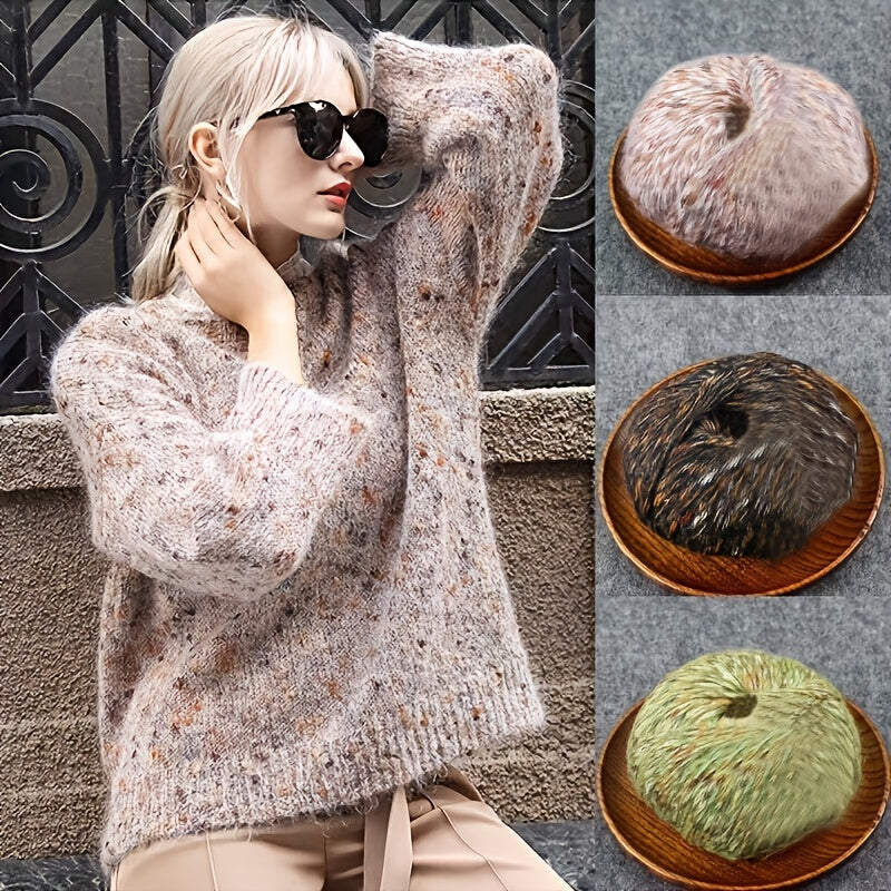 Alpaca Wool Yarn Colorful Wool Yarn for Hand Knitting Scarf Coat DIY