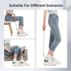 1pc Extendable Shoe Horn Lifter Long Handle Twist To Lock 40-78 74cm