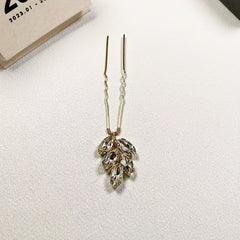 Crystal Pin U shaped Hair Pin Head Jewelry Bridal Wedding Hair Accessories