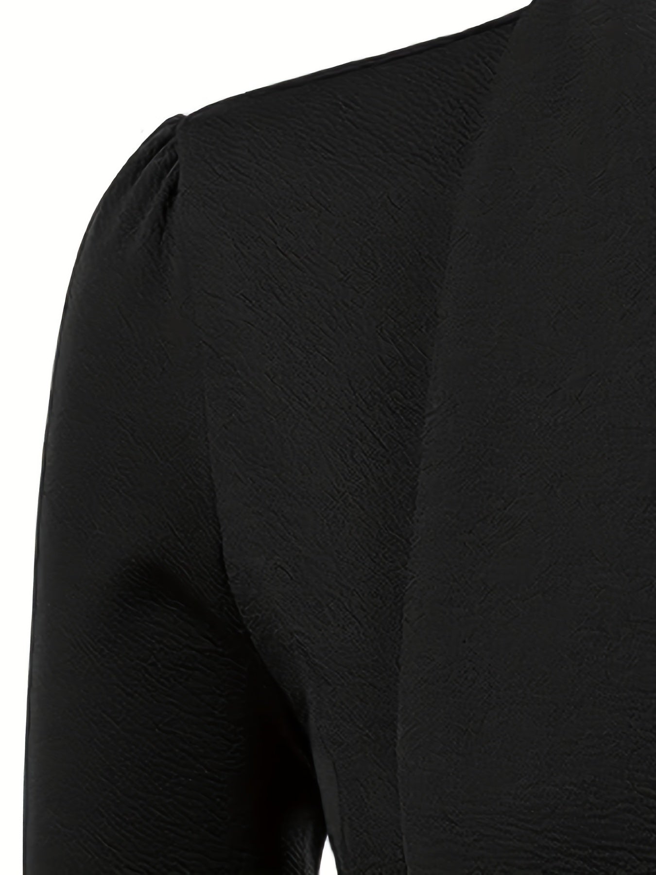 Solid Open Front Blazer Women's Office Outerwear