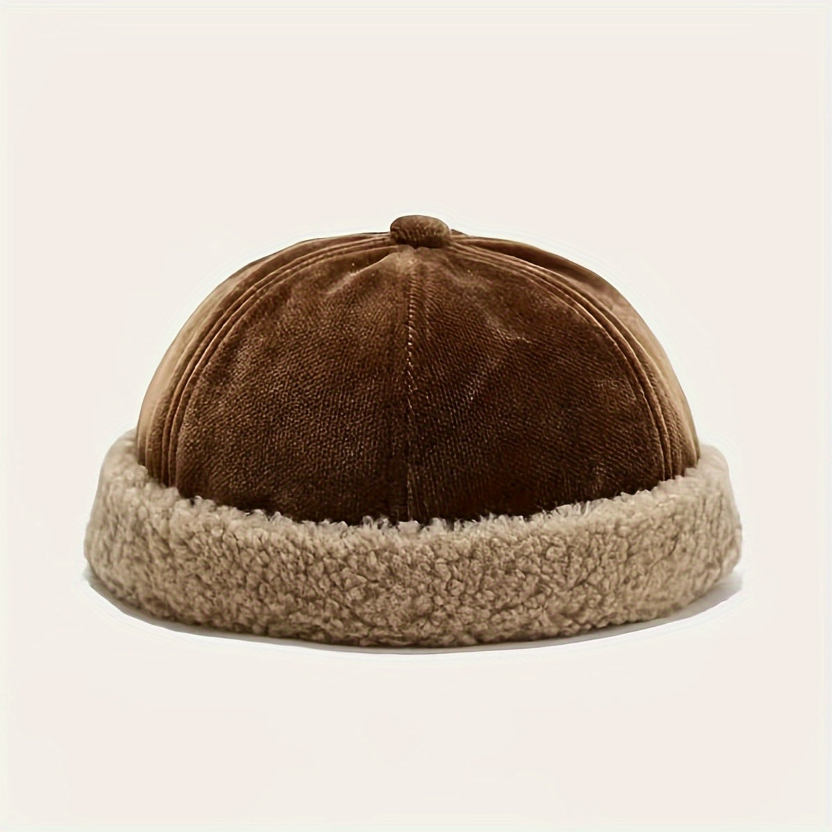 Winter Retro Warm Brimless Cap Unisex