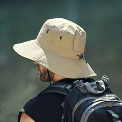 Sunshade Big Brim Cowboy Bucket Hat for Outdoor Sport