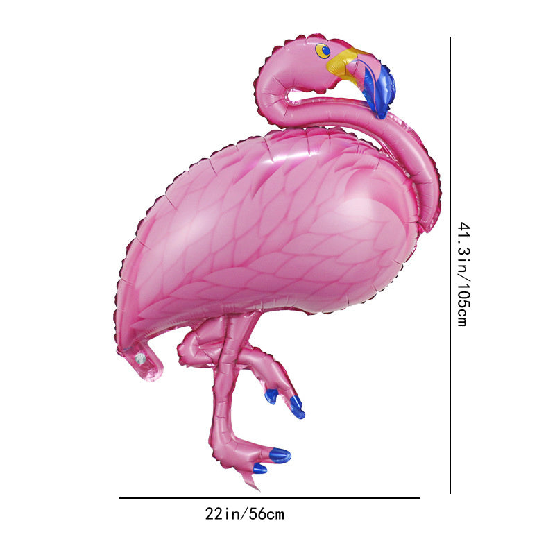 1pc Flamingo Aluminum Film Balloon Room Decor & Party Supplies
