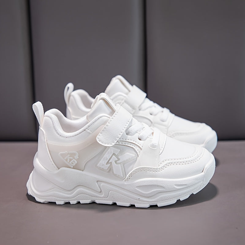 Girls Breathable Low Top Sneakers Anti Slip Outdoor Walking Shoes