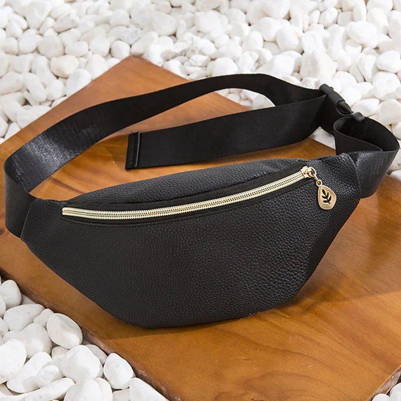 12PCS Waist Pack Solid Fanny Pack Money Phone Pouch Belly Bag