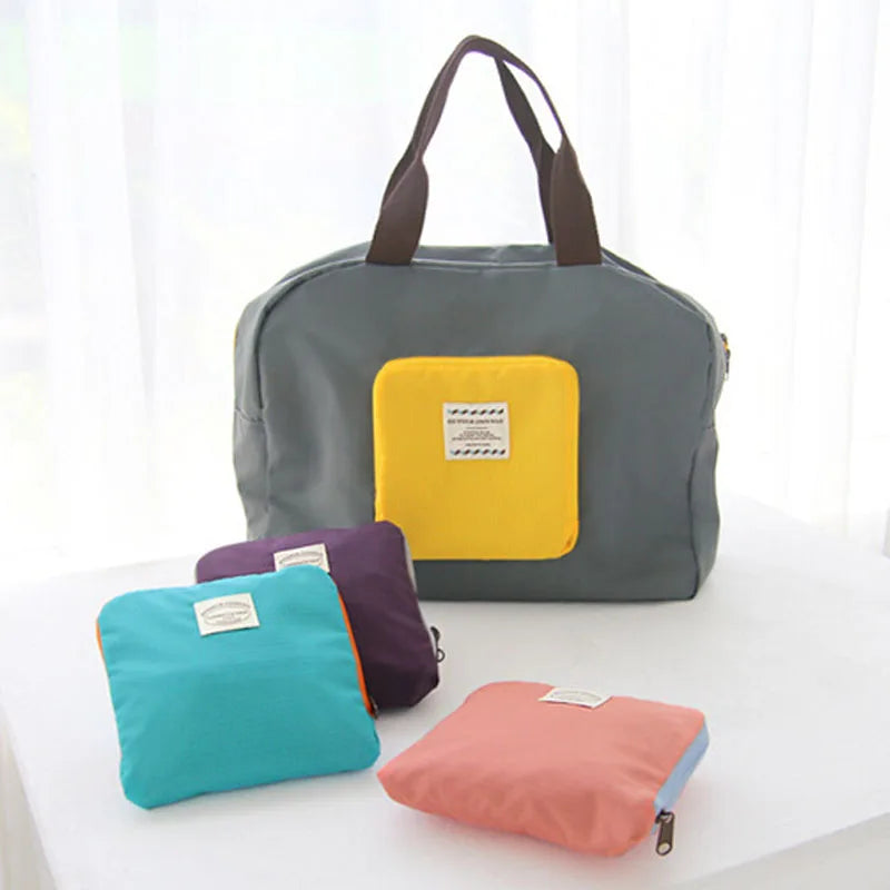 12PCS Folding Travel Bags Waterproof Clothes Storage Pouch Handbag