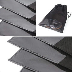 12PCS Travel Shoe Bags Waterproof Non-Woven Storage With Rope