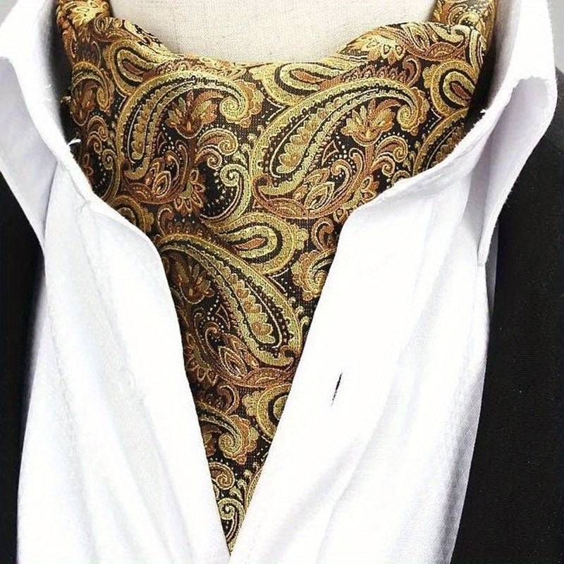Retro Pattern Neck Scarf for Men