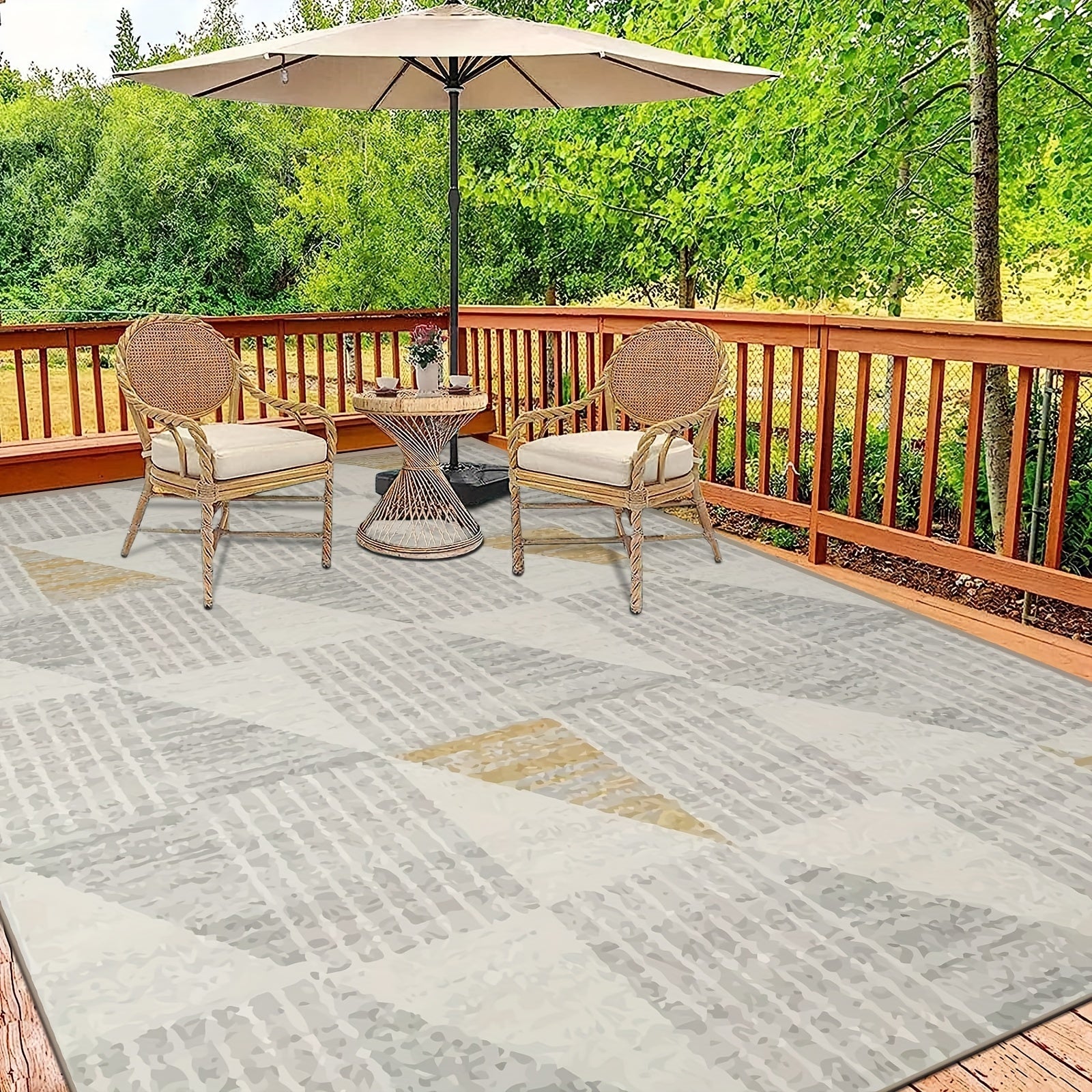 Outdoor Rug Large Area Mat Patio Decor