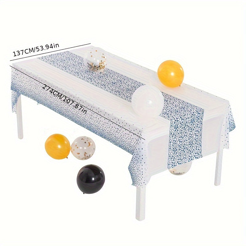 Christmas Disposable Party Tablecloth Waterproof Wash
