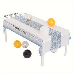 Christmas Disposable Party Tablecloth Waterproof Wash