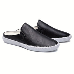Men's Casual Slip on Mules Walking Slippers Backless Loafers