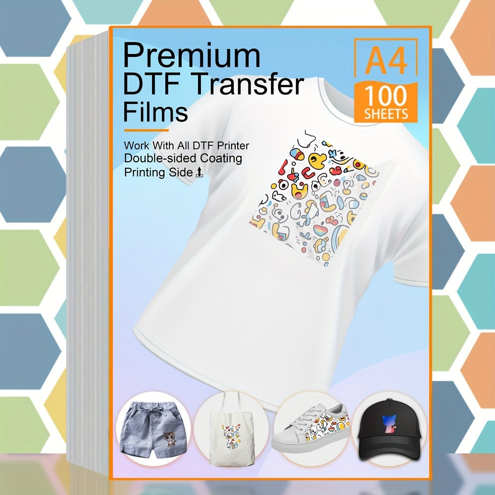 DTF Transfer Film 10 20 50 100 Sheets A4 Matte Heat Transfer Paper