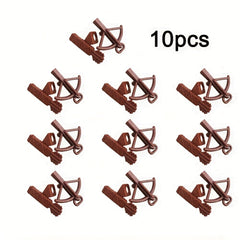 Medieval Scene Mini Figures Building Blocks Set with Crossbow Accessories