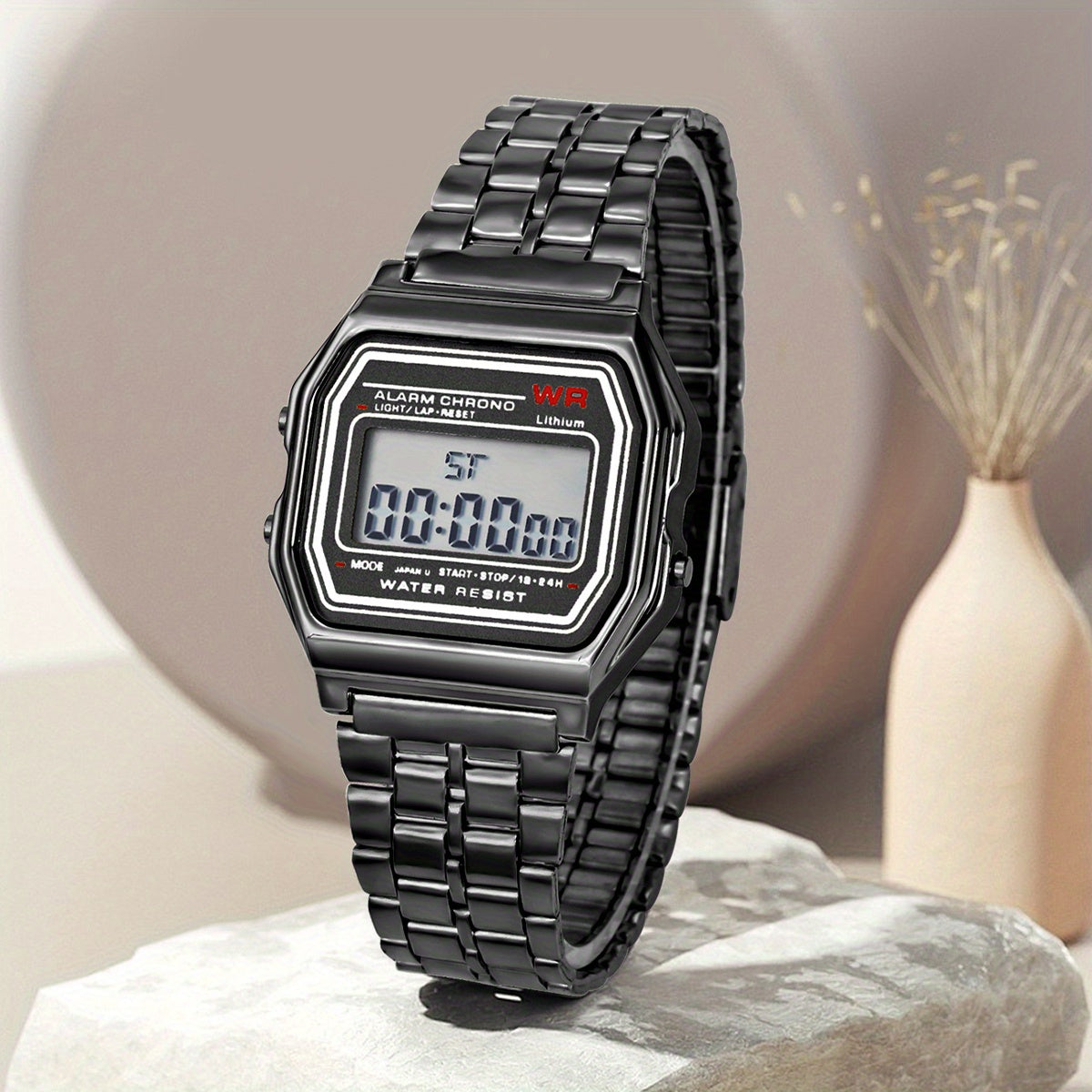 High School Luminous Watch Stainless Steel Strap Boys
