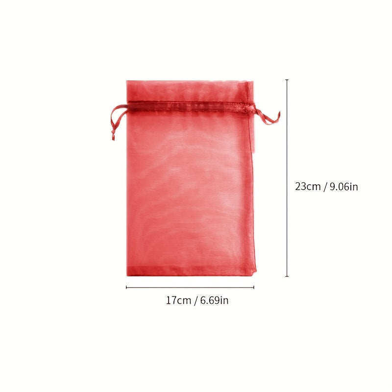 10pcs High Density Mesh Gift Bag - Bundle for Christmas Halloween Gifts