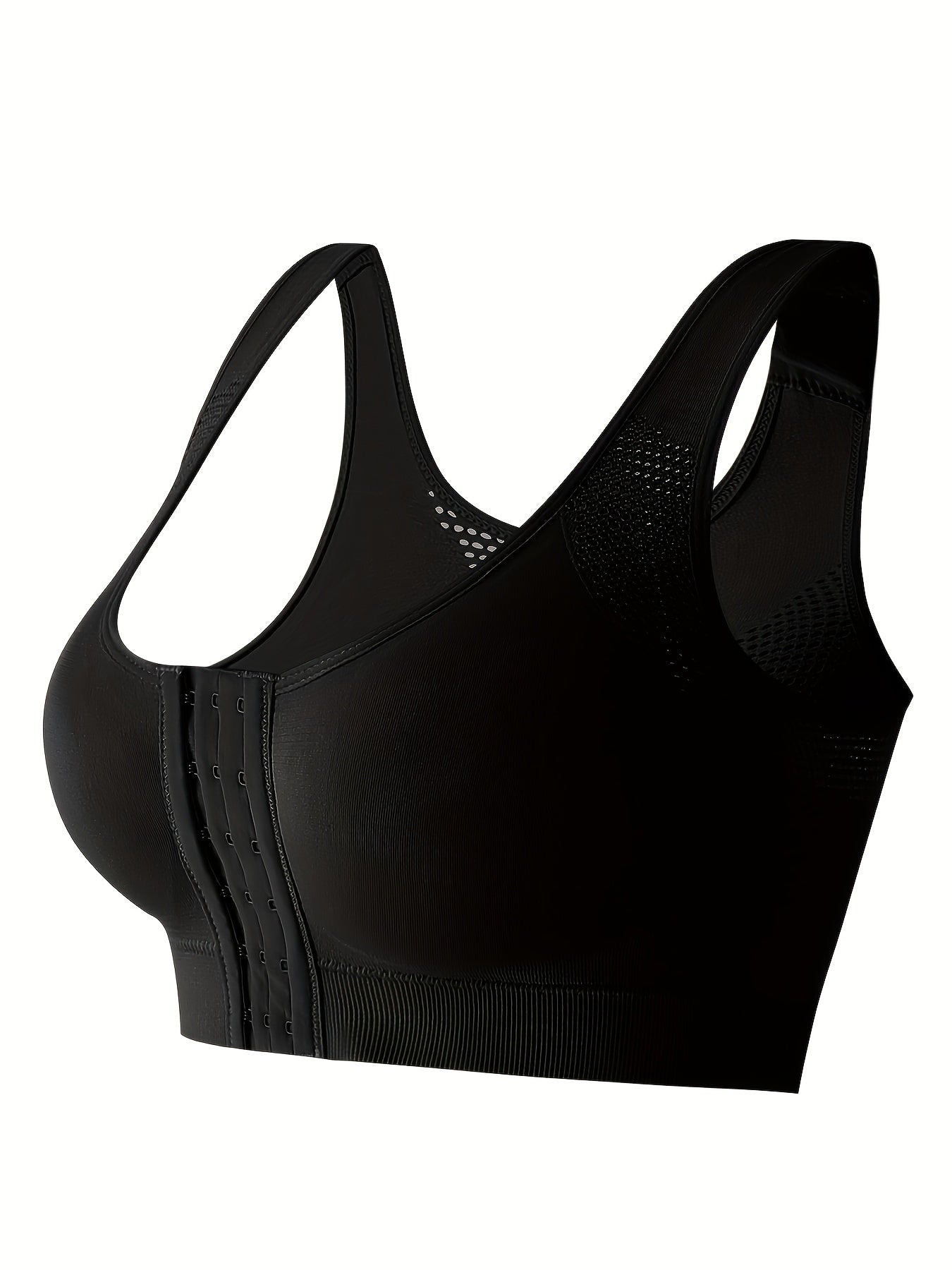 Front Buckle Sports Bra Comfy & Breathable Tank Bra