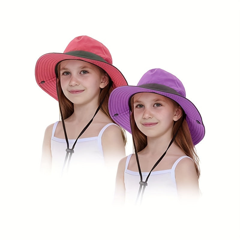 Casual Mesh Fisherman's Hat Sun Protection Drawstrings Waterproof Hat