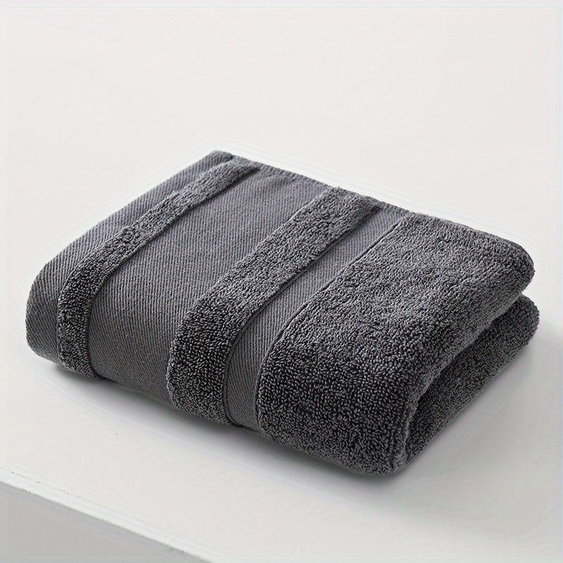 Soft Absorbent Gray Bathroom Towel Set 13x29.5in - Face Hand Body Washing