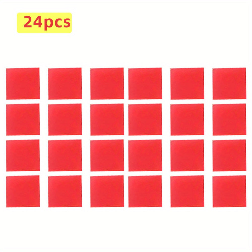 100pcs 2X2cm Artificial Diamond Painting Red Glue Clay DIY Tool