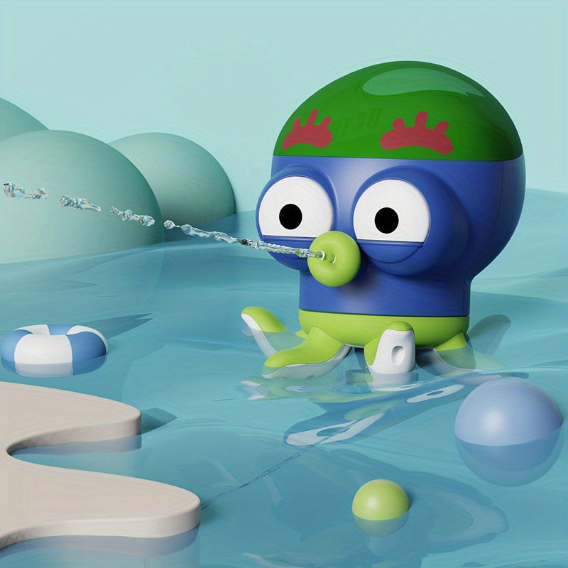 Kids Octopus Fountain Sprinkler Bath Toy
