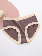 5 Pack Plus Size Panties Set Women's Plus Soft Breathable Panties