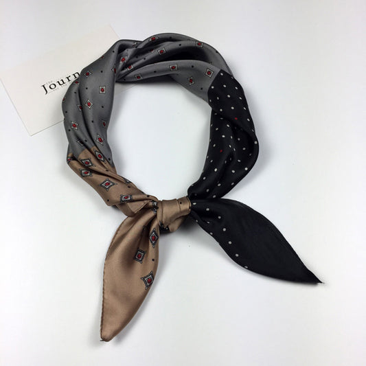 Gentleman Retro Silk Scarf Square Scarf