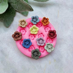 6inch Polymer Clay Flower Pendant Earrings Silicone Mold