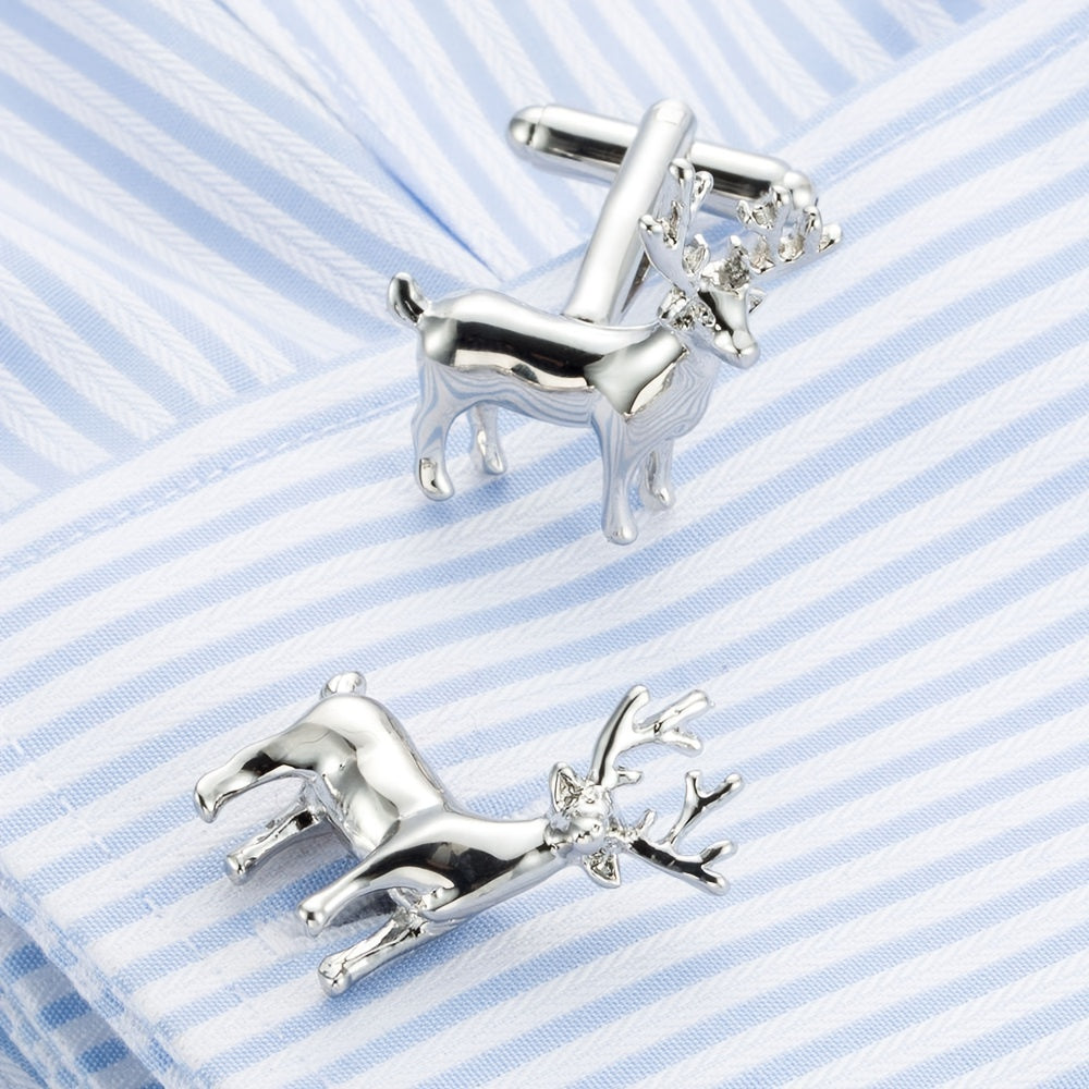 French Shirt Elk Style Cufflinks for Men