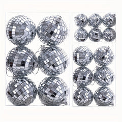 12pcs Small Foam Core Glass Mirror Balls 3.0 cm Halloween Christmas Gift