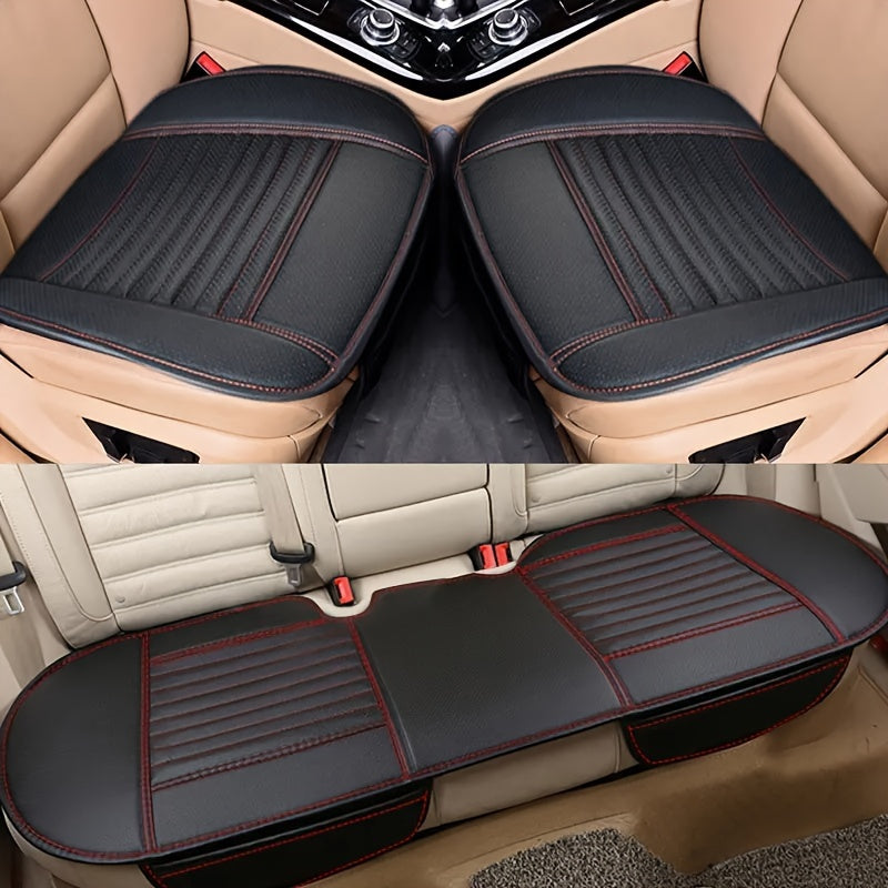 Universal Faux Leather Car Seat Cushion