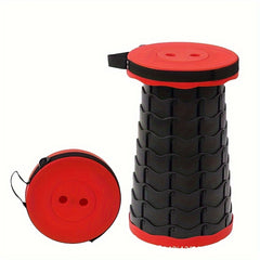 Portable Telescopic Stool Lightweight Folding Stool for Travel Fishing Hiking
