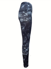 Tie Dye High Waist Leggings Casual Stretchy Leggings Women's Clothing