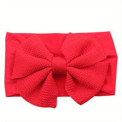 Elastic Bow Wide Brim Headband for Baby Girls