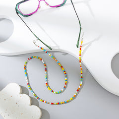 Colorful Beaded Glasses Chain Strap for Women Girls