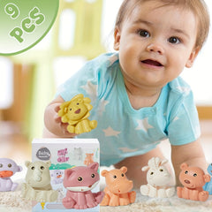 6 Months Baby Bath Toys Set Animal Mold Bathtub Water Play Kids Toy