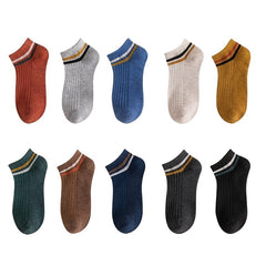 10 Pairs Men's Crew Socks Outdoor Street Sports All Seasons