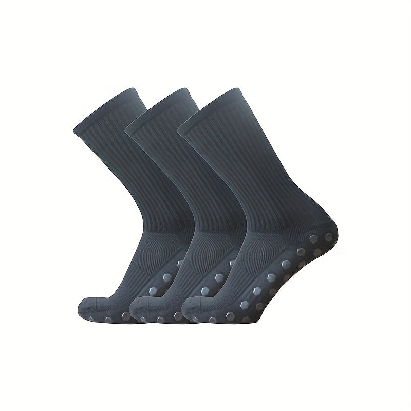 Non slip Hexagonal Silicone Football Socks for Men and Women