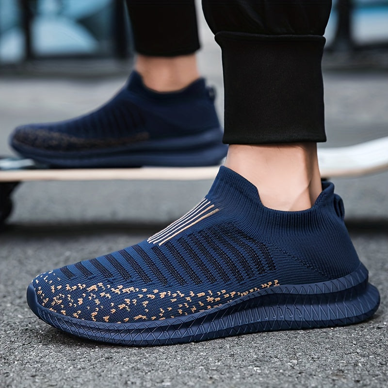 Men's Lightweight Slip on Athletic Shoes Breathable Walking Sneakers