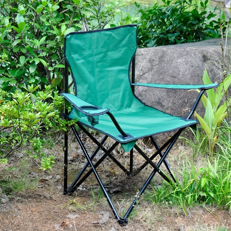 Outdoor Camping Chair with Cup Holder