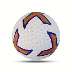 Official Size 5 PU Soccer Ball with Pump - Outdoor Competition Training
